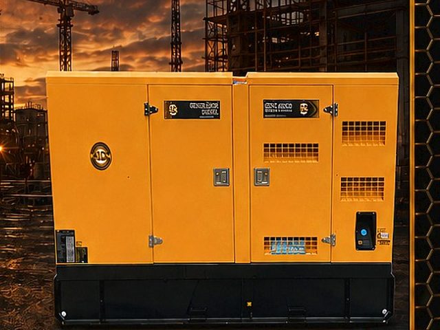 Generador diésel insonorizado de 100 kVA para faena